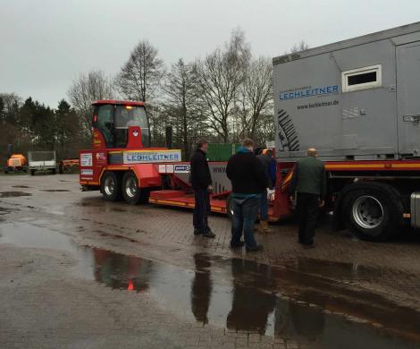 Abtransport ins Winterquartier!